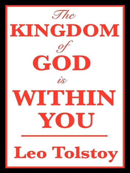 Cover image for The Kingdom of God is Within You